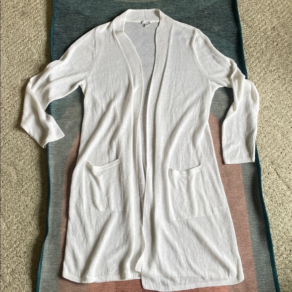 J Jill Linen Blend Coastal Cardigan - Picture 5 of 10